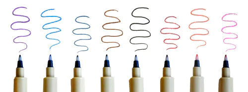 Sakura Pigma Micron Color Bursh Pen Pack of 8 (This item is in stock. If you’d like to order, please contact us on WhatsApp. Orders are placed there, and payment must be made in advance)