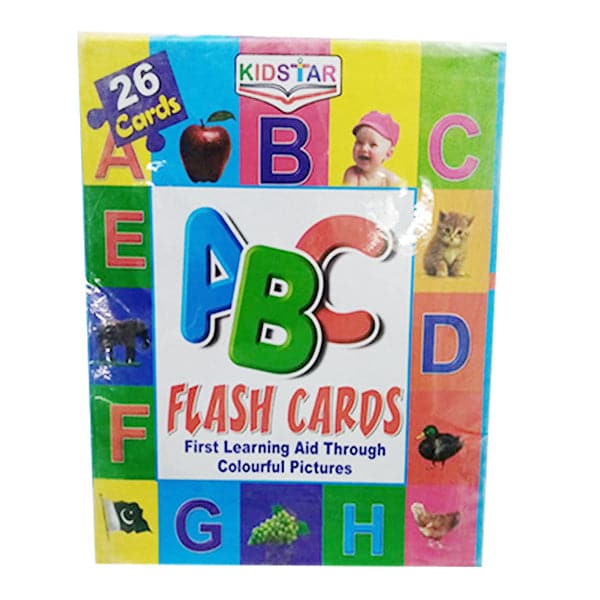Flash Cards Large Abc - Assorted - Naiton