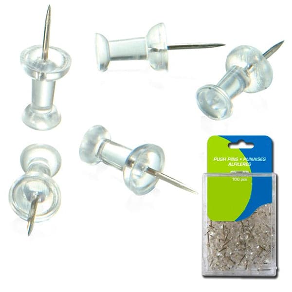 Push Pin Transparent White