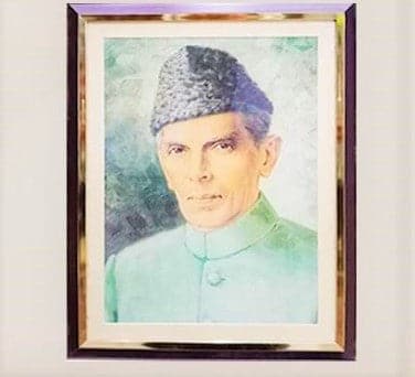 Quaid-E-Azam Picture Frame  (Glass)