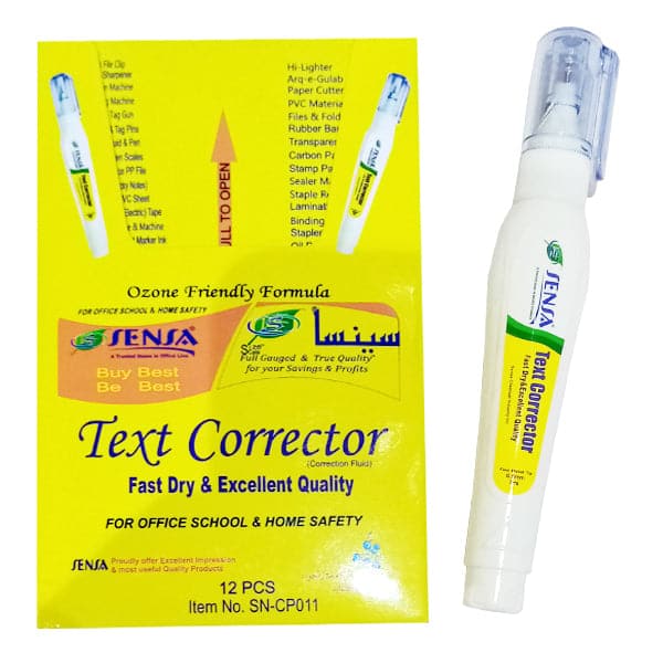 Buy Now Sensa Correction Pen White 7ml