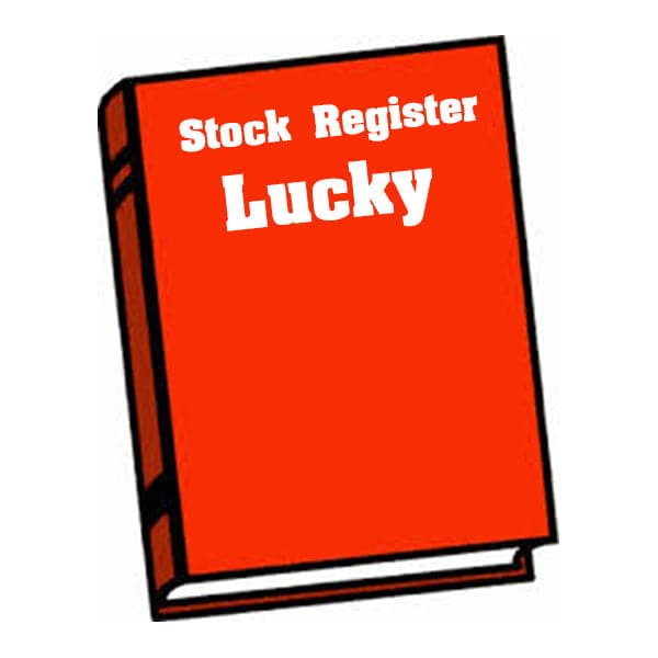 Lucky Stock Register No.3