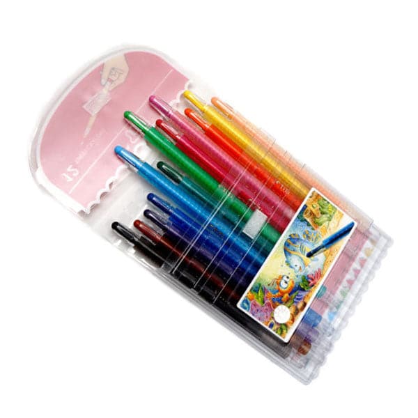 TiTi Twist oil Pastel Crayons 12 Assorted Colors