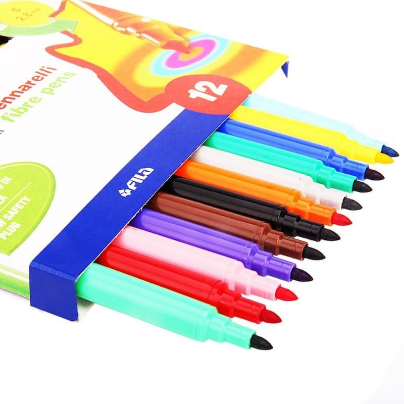 FILA Giotto Turbo Color Markers 12 pcs set