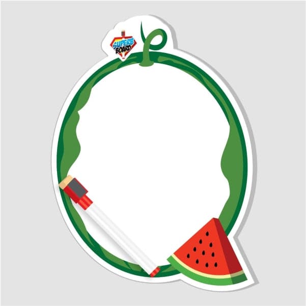 Double Sided White Board With Marker in Different Shapes