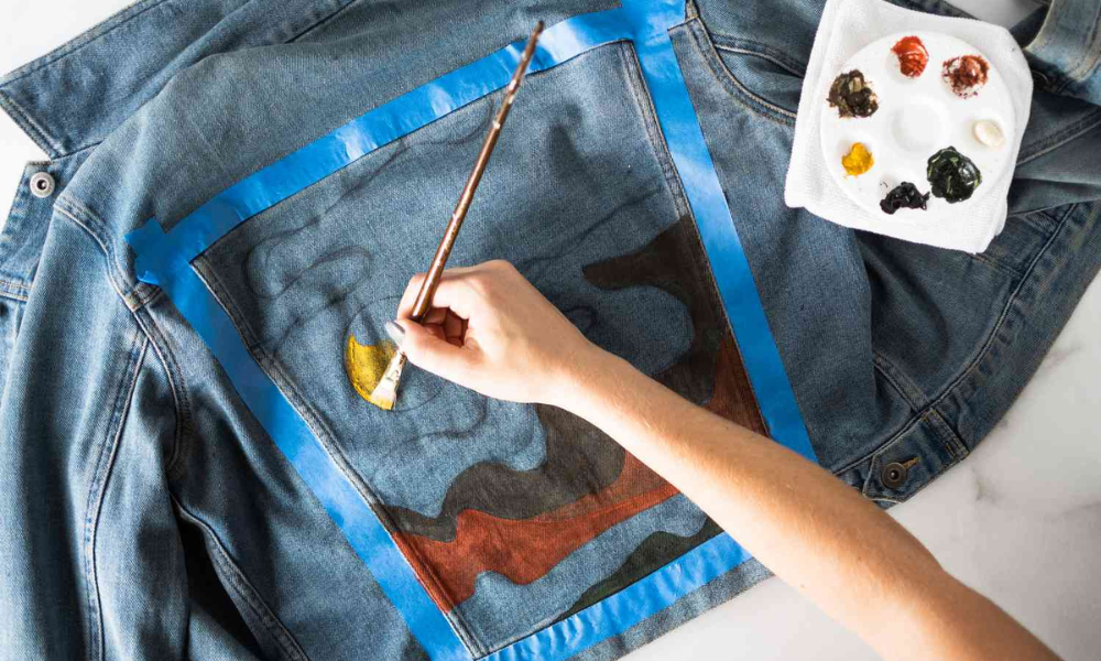 Can fabric paints transform old clothes into something new?