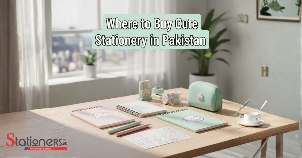 Explore where to buy cute stationery in Pakistan. Learn how to choose aesthetic pens, notebooks, stickers, and themed sets for school, journaling, and everyday use.