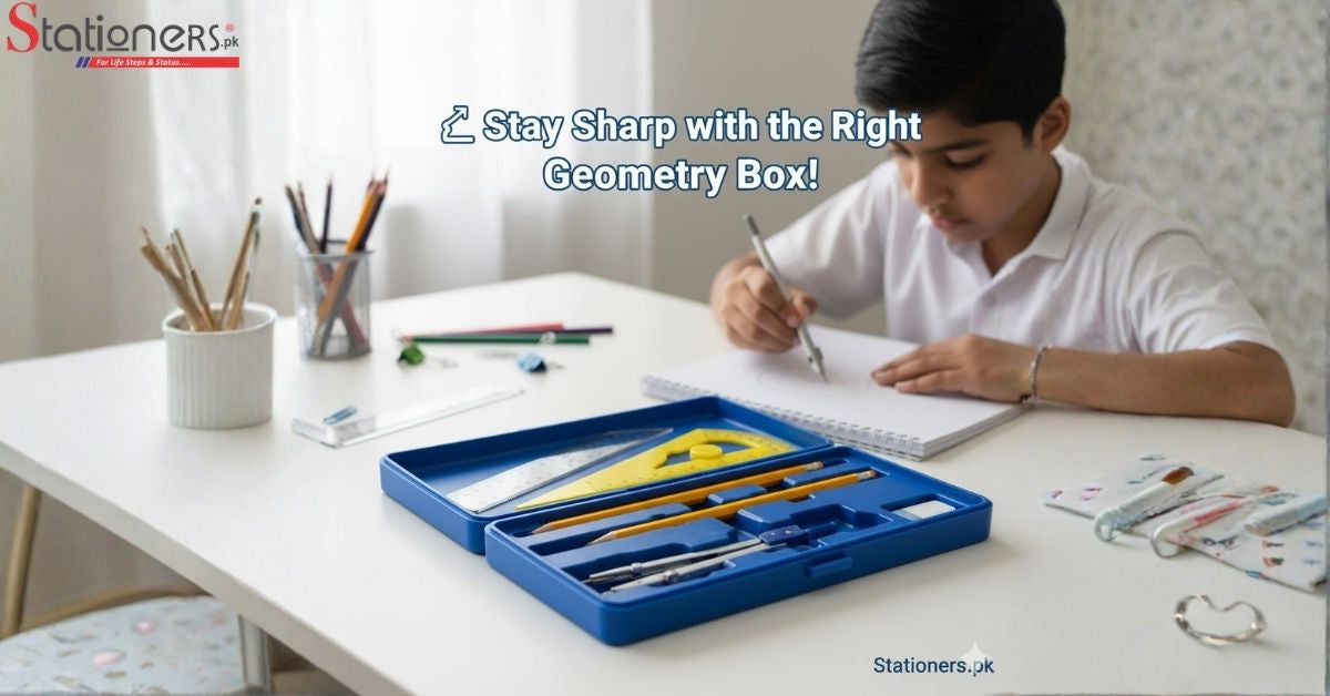  A boy at a desk writes in a notebook, holding a pencil and concentrating on his work.