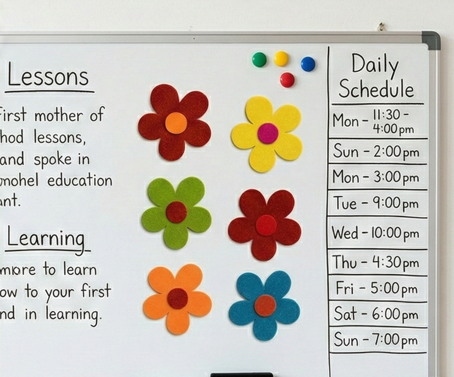 Foaming Glitter Sticker Flower