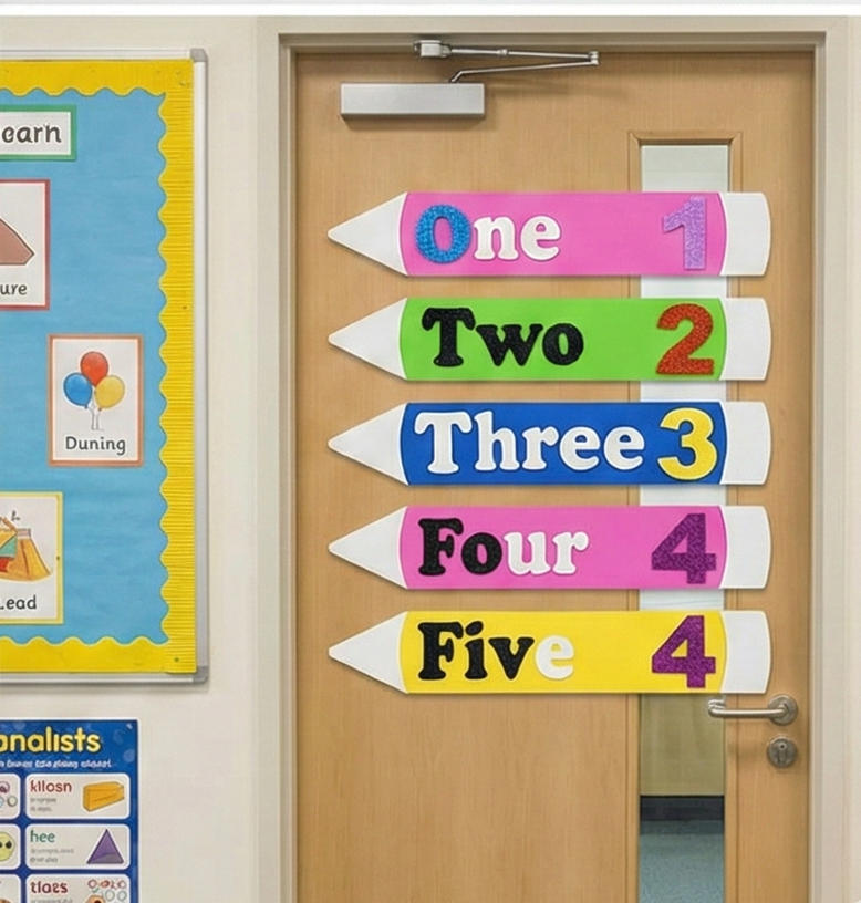 Foaming Glitter Counting Pencil