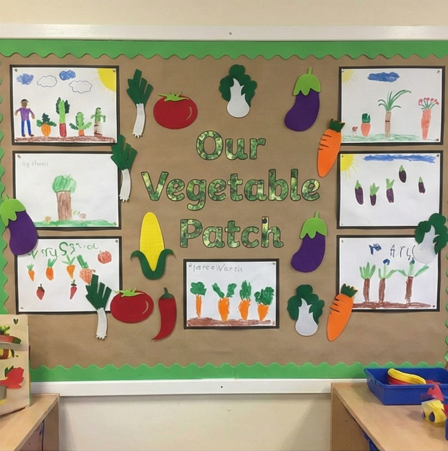 Foaming Sticker Vegetables