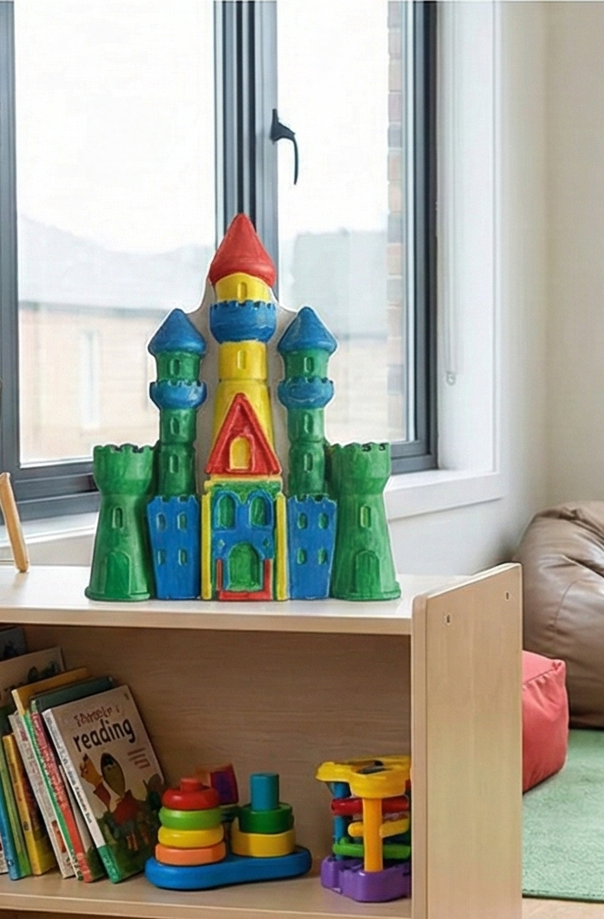 Bungalow Castle, House children's painting activity set
