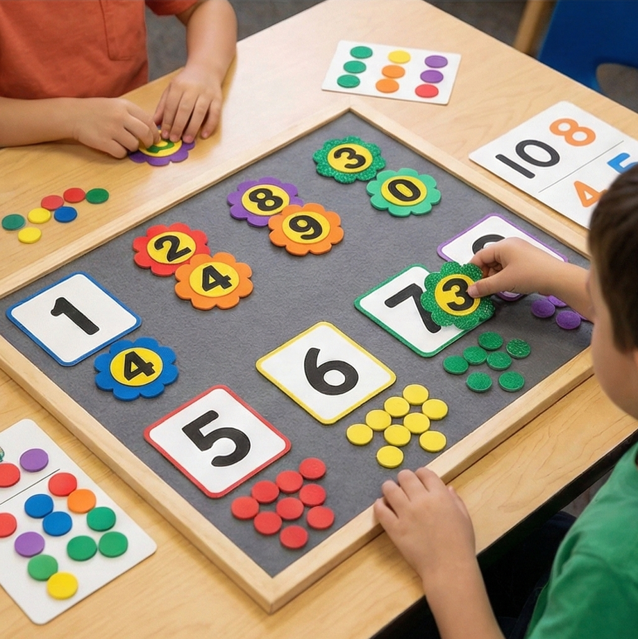 Foaming Counting  Flower (Circle) 123