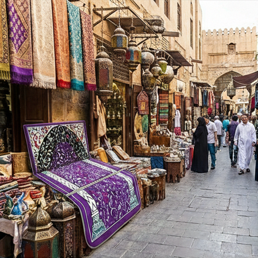 Foldable Prayer Mat with Backrest Chair Purple - Medical Grade Orthopedic Janamaz with Back Support | Best Ramadan Ramzan Gift for Parents & Elders 2026