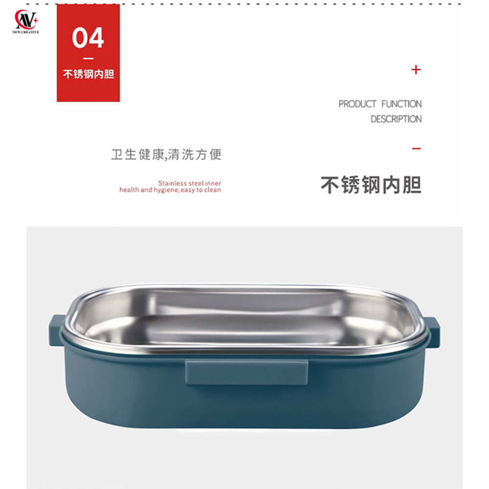 School Lunch Box stainless steel with four side safety lock 710ML