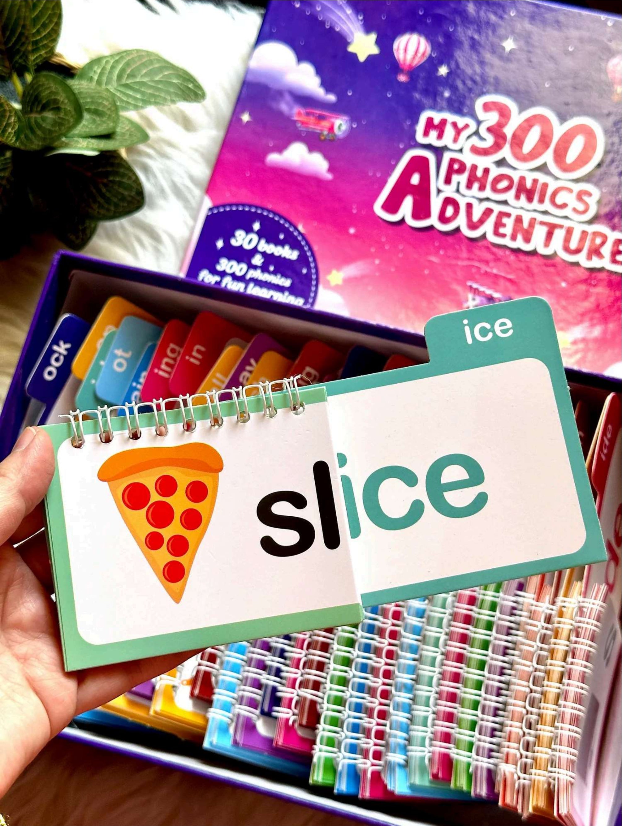 300 Phonics Adventures: 30 Books Box Set for Kids