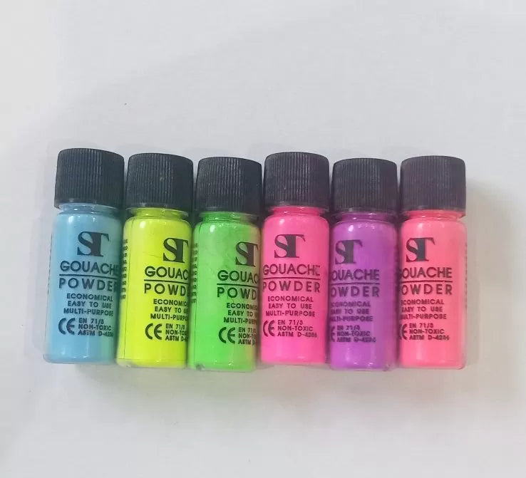 ST Gouache Powder In Fluorescent Colors