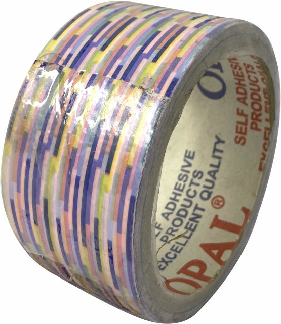 Colorful Printed Packing Tape – Heavy-Duty, Strong Adhesive, Waterproof, Decorative Packaging Tape for Shipping, Crafting, and DIY Projects 1Roll