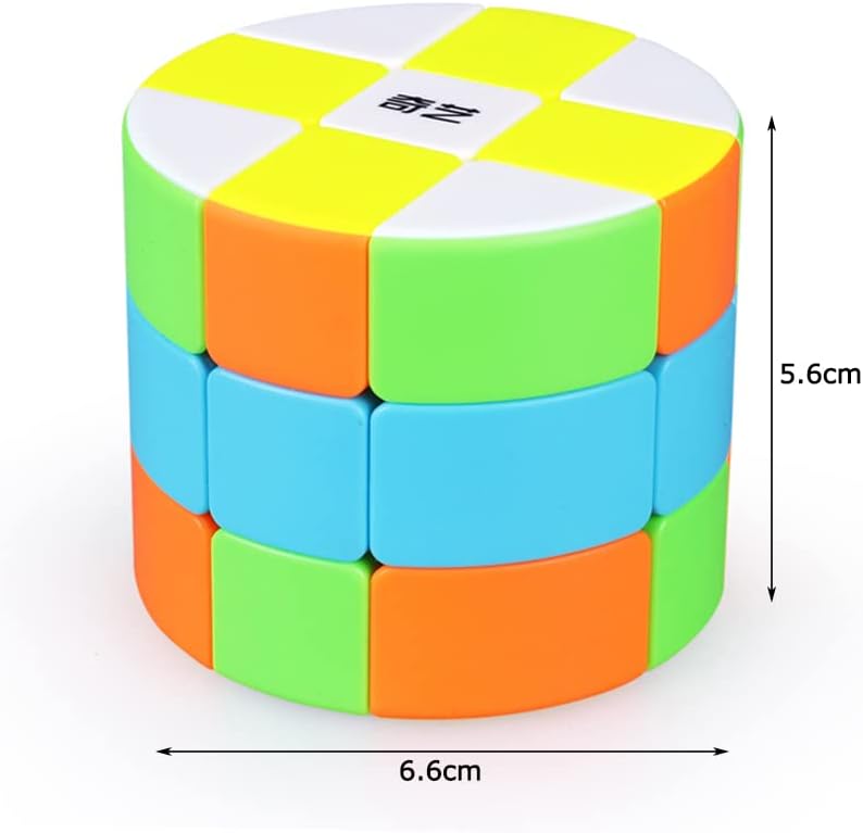 3x3 Barrel Cube Round Column & Magic Cube Brain Teasers