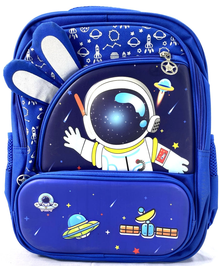 Kids' Space Backpack – Astronaut & UFO Design, Durable, Lightweight, Multi-Pocket, Waterproof School Bag for Boys & Girls