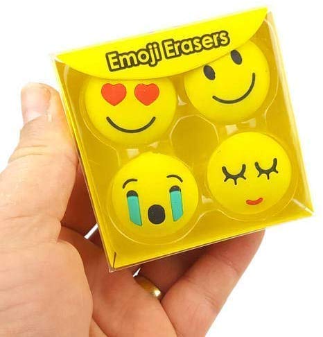 Emoji Eraser 4pcs Set (8406)