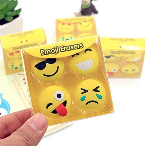 Emoji Eraser 4pcs Set (8406)