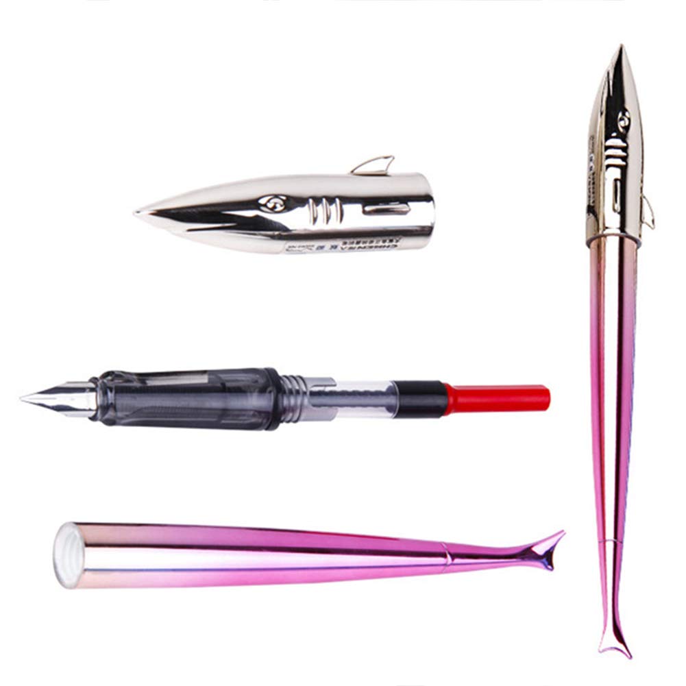 Shark Fountain Pen 1pc #3582 Multicolour