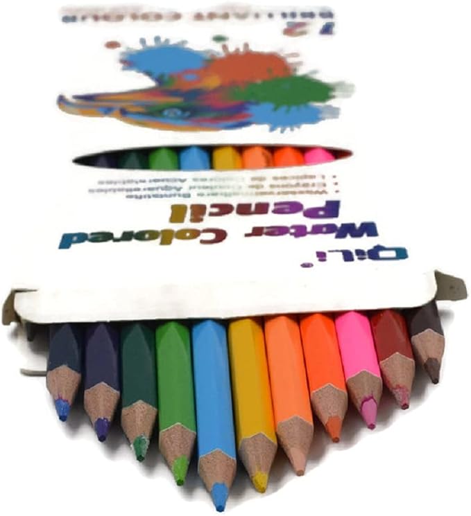 Qili Neon Colour Pencil pack of 12