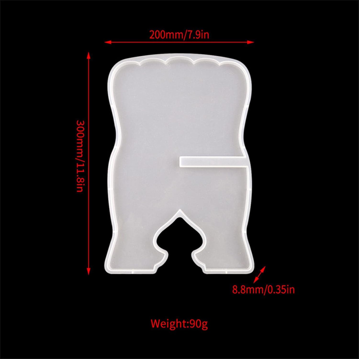 Reading Book Stand Silicone Mold – Interlocking Resin Book Holder Mould for Cookbook, Qur’an & Decorative DIY Crafts