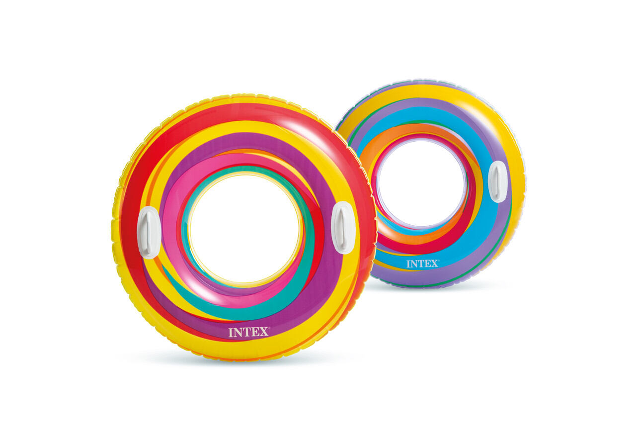 INTEX Swirly Whirly Inflatable Pool Swim Tubes - Assortment