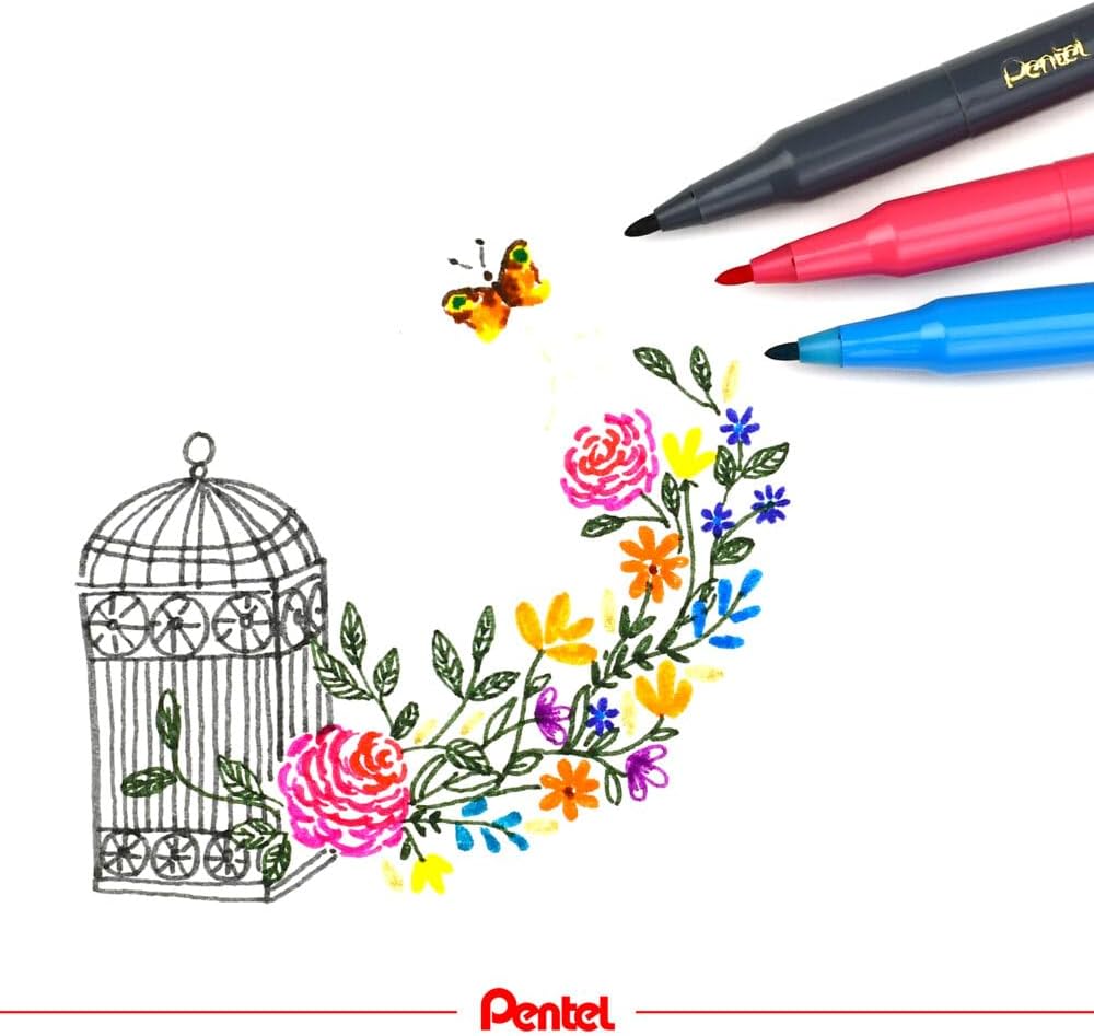Pentel Arts Color Pen Marker Set