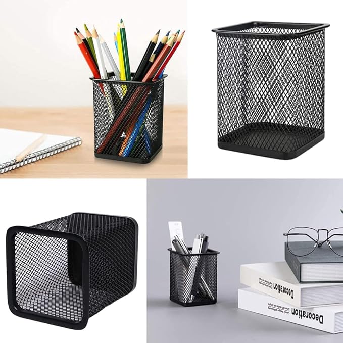 Pen Stand and Stationery Holder Metal Mesh Choras