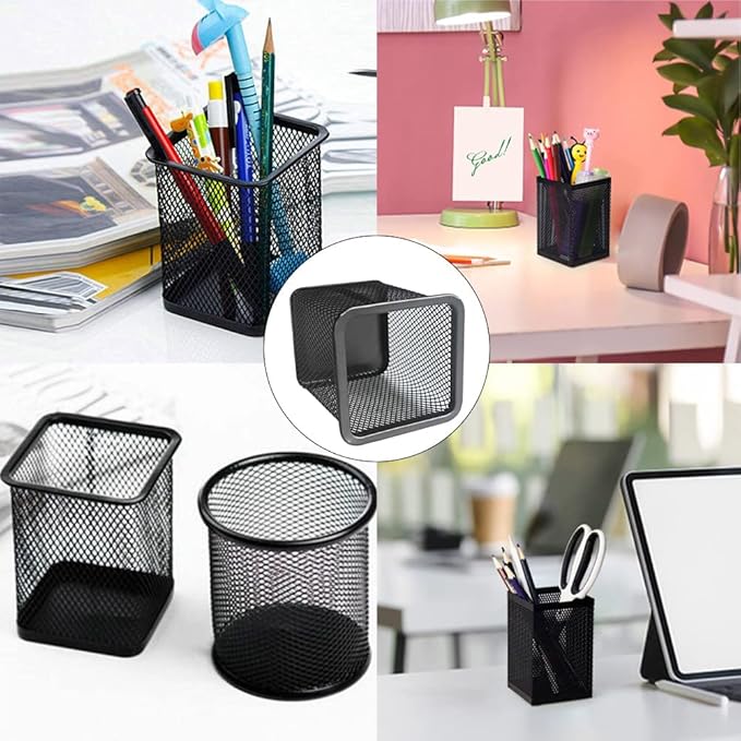 Pen Stand and Stationery Holder Metal Mesh Choras