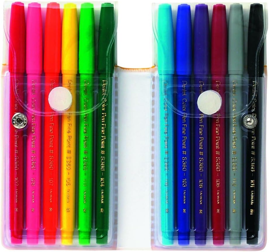 Pentel Arts Color Pen Marker Set