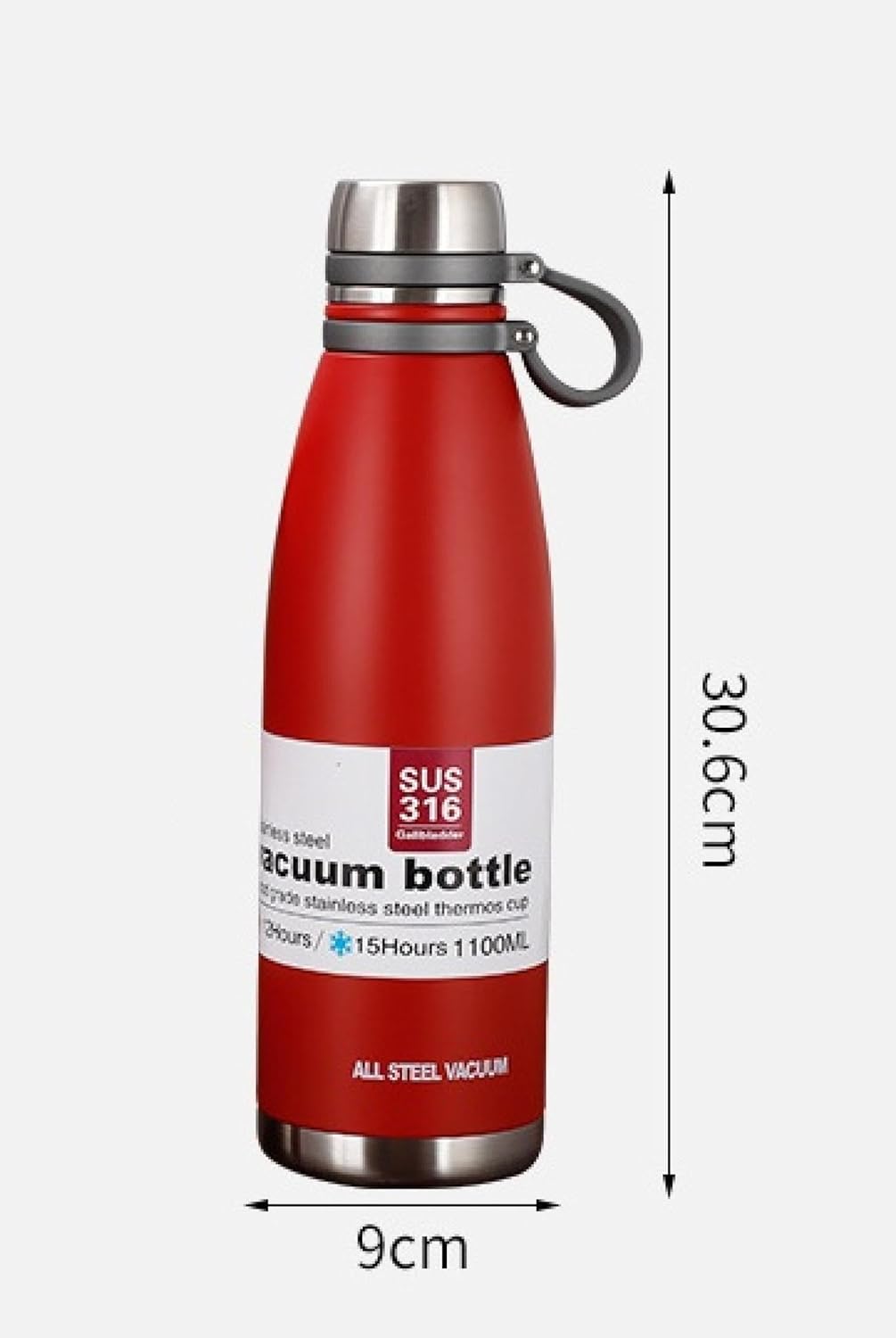 Stainless Steel Portable Insulated Water Bottle 800ml
