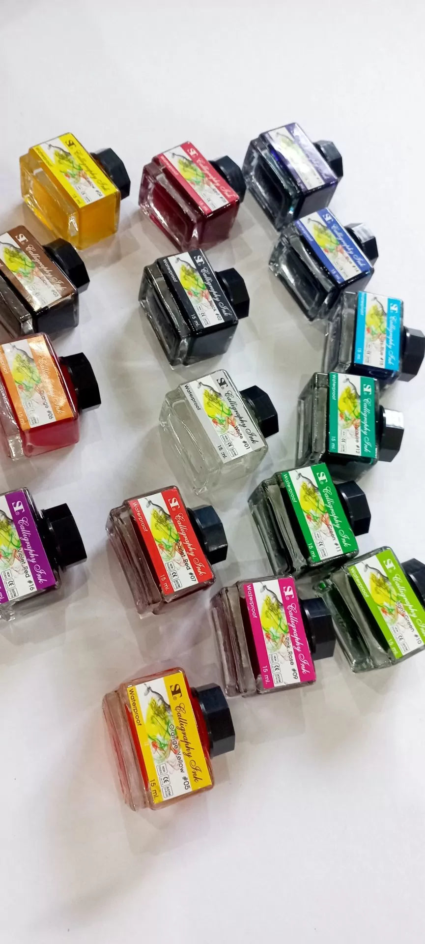 ST Waterproof Calligraphy Inks In 16 Colors – 15ml
