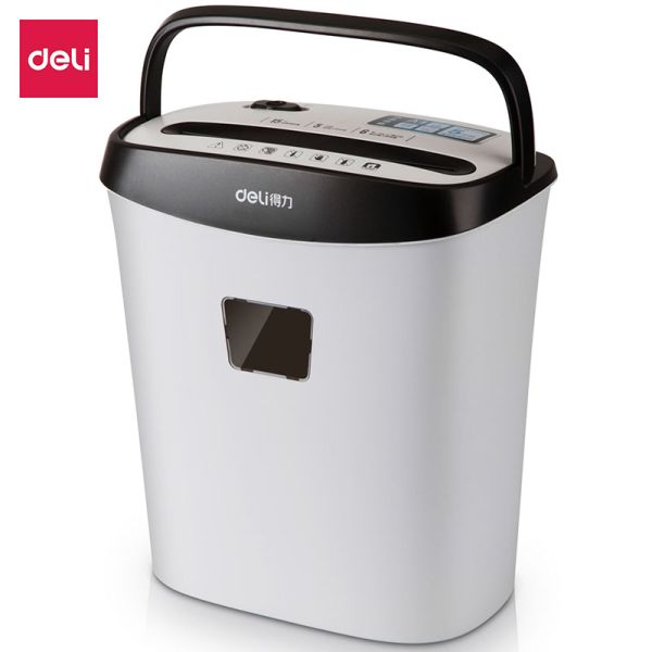 Deli Paper Shredder 6 Sheet White 9928