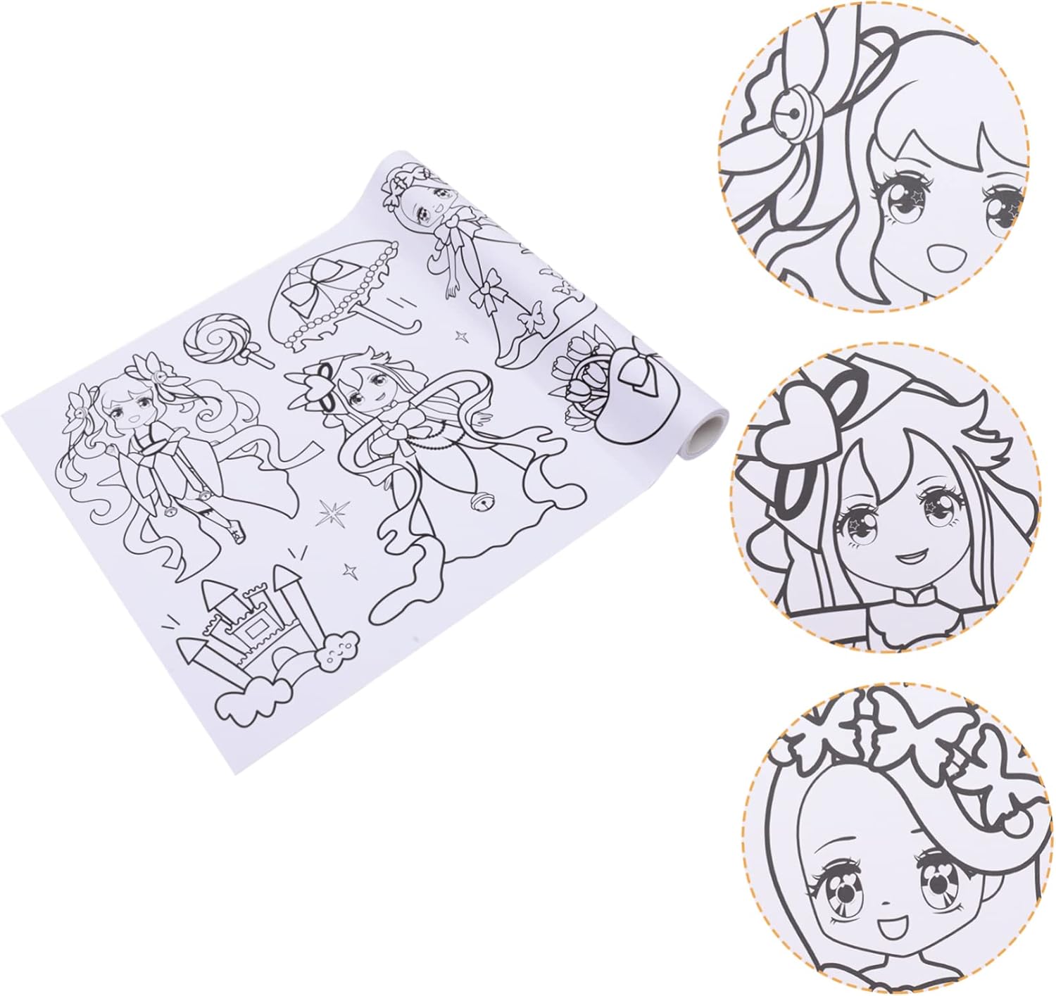 Craffiti Scroll for Children 300x3000mm Wall Sticker Drawing Roll | Reusable Graffiti Coloring Wall Paper for Kids (3+ Years)