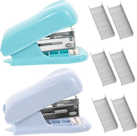 Cute Mini Stapler with stapler pin DL0582- Multicolor