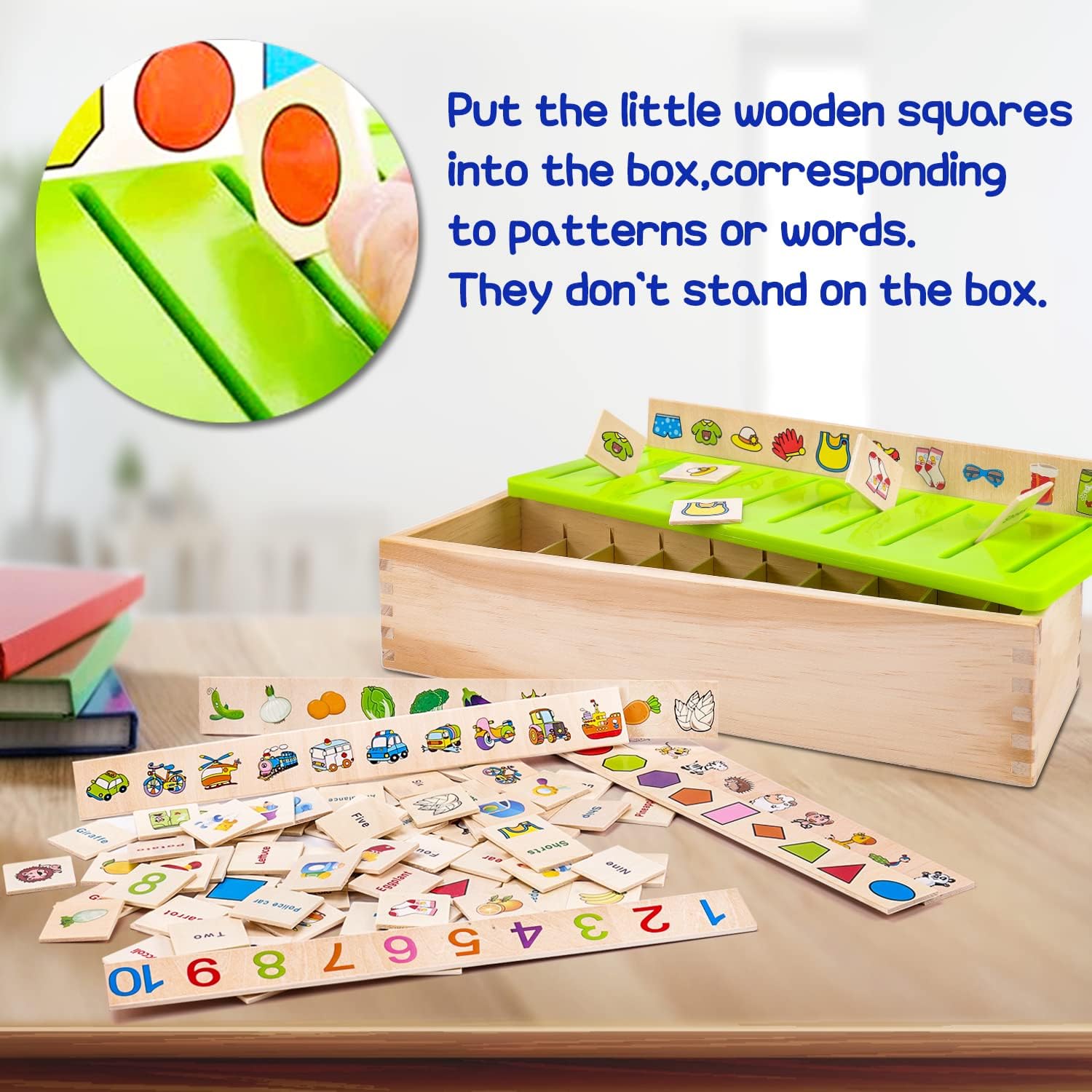 Children’s Educational Toy Early Learning Knowledge Classification Box
