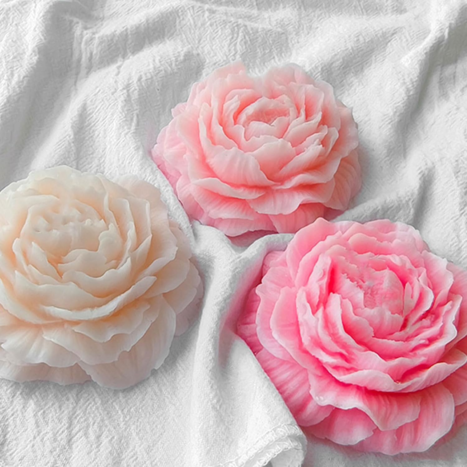 3D Rose Flower Silicone Resin Mold – DIY Epoxy Candle, Soap & Decorative Art Casting Mold