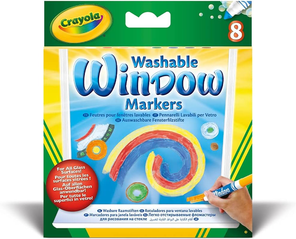 Crayola Washable Window Markers Pack of 8 588165