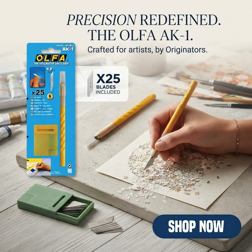 OLFA AK-1 Art Knife with 25 Blades