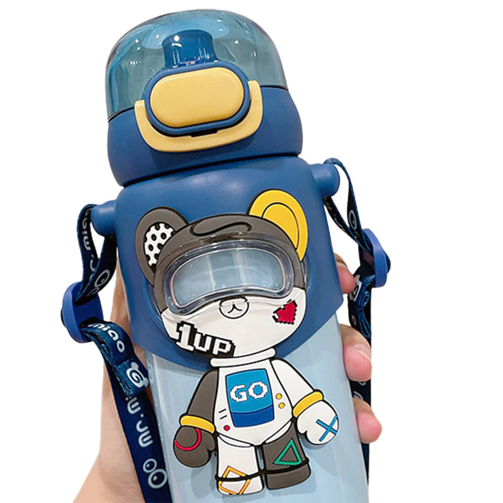 Astro Bear Stainless Steel Water Bottle for Kids 460ml