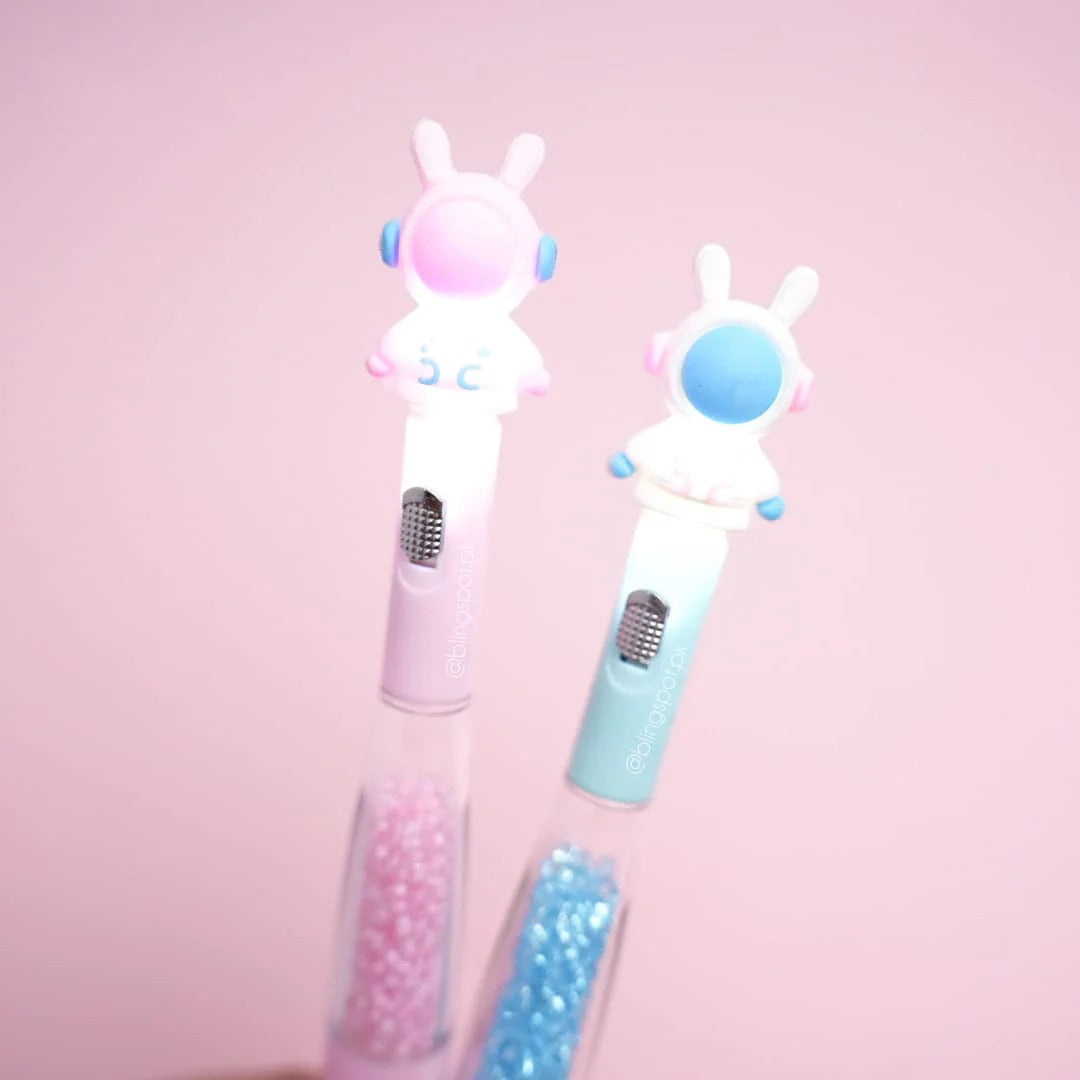 Astronaut Crystals Bunny Light Gel Pen