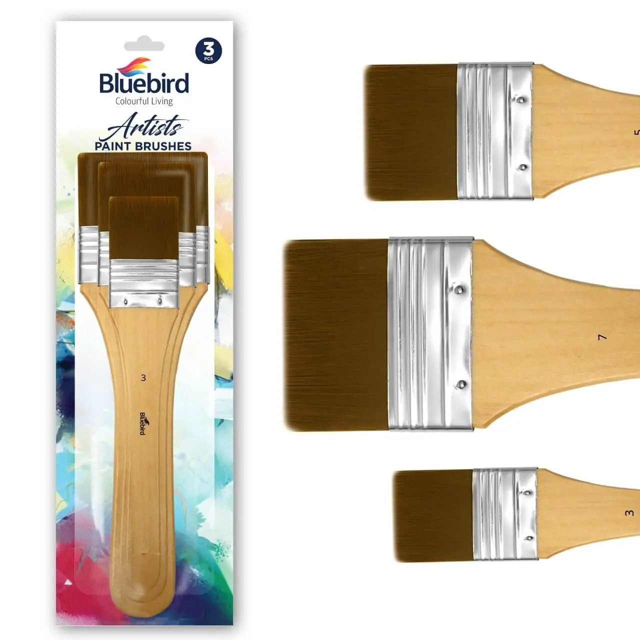 Bluebird Gesso Brush Set of 3 – Model no. G0532