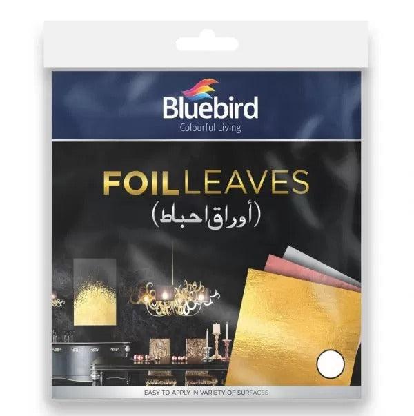 Bluebird Silver Foil Leaves