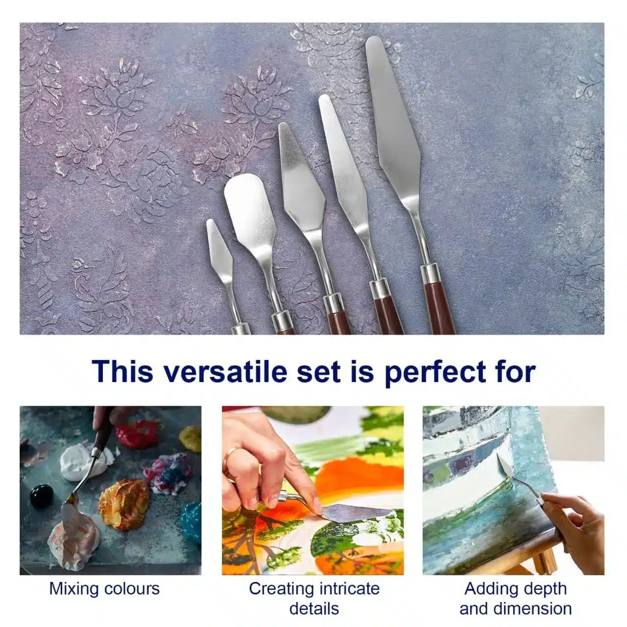 Bluebird Palette Knives – Set of 5