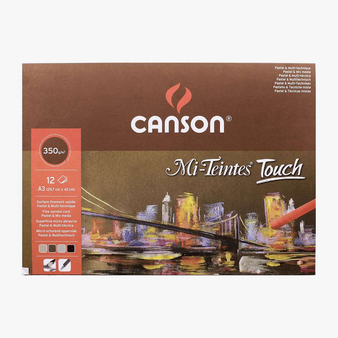 Canson Mi Teintes Touch Pastel Drawing Pad A3 355gsm