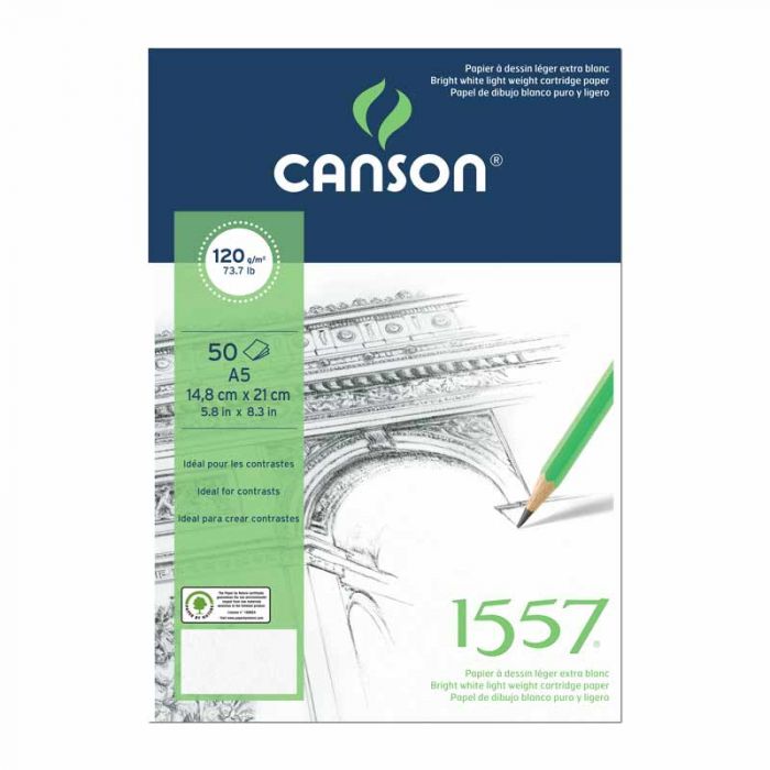 Canson Sketch Pad 1557 160gsm 20 Sheets A3